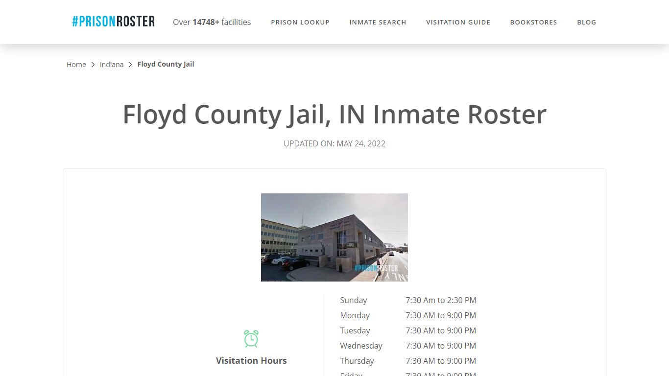 Floyd County Jail, IN Inmate Roster