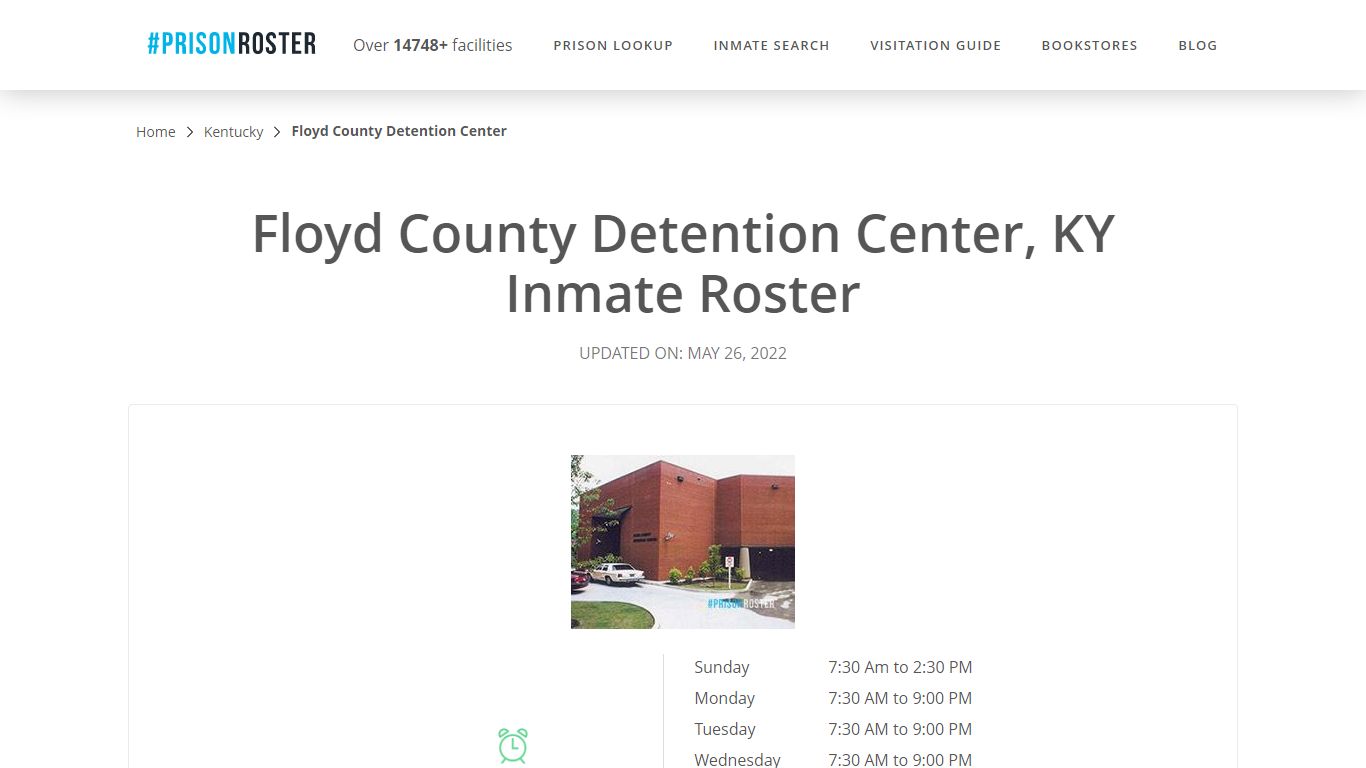 Floyd County Detention Center, KY Inmate Roster